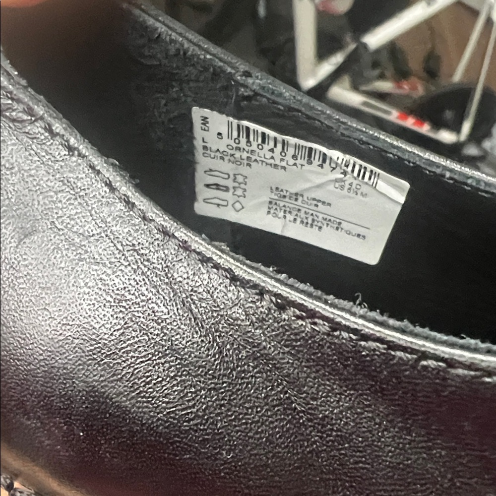 Clark’s Originals Black Leather Ornella Flats size 6.5 - Picture 5 of 8